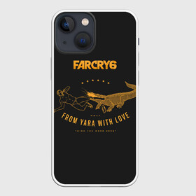 Чехол для iPhone 13 mini с принтом Из Яры с любовью в городе Новоалтайск,  |  | alligator | crocodile | far cry 6 | games | human | ubisoft | yara country | игры | крокодил | страна яра | фаркрай 6 | человек | юбисофт