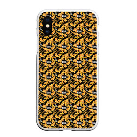 Чехол для iPhone XS Max матовый с принтом Gold of Baroque. King. в городе Новоалтайск, Силикон | Область печати: задняя сторона чехла, без боковых панелей | Тематика изображения на принте: baroque | floral | gold | king | барокко | золото | король | цветы