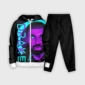 Детский костюм 3D с принтом Drake в городе Новоалтайск,  |  | certified lover boy | drake | rap | дрейк | музыка | неон | обри дрейк грэм | рэп | рэпер