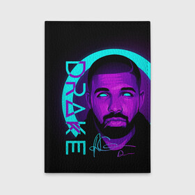 Обложка для автодокументов с принтом Drake в городе Новоалтайск, натуральная кожа |  размер 19,9*13 см; внутри 4 больших “конверта” для документов и один маленький отдел — туда идеально встанут права | certified lover boy | drake | rap | дрейк | музыка | неон | обри дрейк грэм | рэп | рэпер