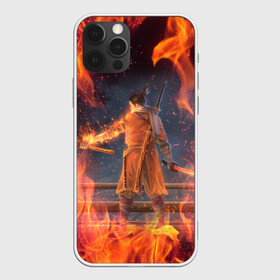 Чехол для iPhone 12 Pro с принтом Warrior | Sekiro shadows die twice (Z) в городе Новоалтайск, силикон | область печати: задняя сторона чехла, без боковых панелей | Тематика изображения на принте: sekiro shadows die twice | warrior | воин | дзу дай то вайсу | миядзаки | самурай | сэкиро сядо | тени умирают дважды