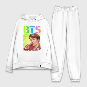 Женский костюм хлопок Oversize с принтом BTS | БТС (Z) в городе Новоалтайск,  |  | bangtan boys | bangtan sonyeondan | beyond the scene | bt21 | bts | bulletproof boy scouts | love yourself | бойбенд | бтс | пантхан сонёндан | фандань шаоняньтуань