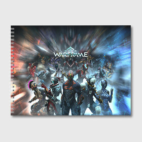 Альбом для рисования с принтом WARFRAME | ВАРФРЕЙМ (Z) в городе Новоалтайск, 100% бумага
 | матовая бумага, плотность 200 мг. | Тематика изображения на принте: 2019 | fortuna | red stalker | stalker | warframe | варфрейм | лотос | сталкер | тэнно