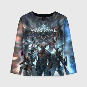 Детский лонгслив 3D с принтом WARFRAME | ВАРФРЕЙМ (Z) в городе Новоалтайск, 100% полиэстер | длинные рукава, круглый вырез горловины, полуприлегающий силуэт
 | 2019 | fortuna | red stalker | stalker | warframe | варфрейм | лотос | сталкер | тэнно