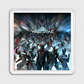 Магнит 55*55 с принтом WARFRAME | ВАРФРЕЙМ (Z) в городе Новоалтайск, Пластик | Размер: 65*65 мм; Размер печати: 55*55 мм | 2019 | fortuna | red stalker | stalker | warframe | варфрейм | лотос | сталкер | тэнно
