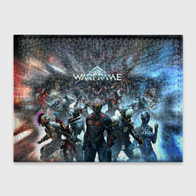 Обложка для студенческого билета с принтом WARFRAME | ВАРФРЕЙМ (Z) в городе Новоалтайск, натуральная кожа | Размер: 11*8 см; Печать на всей внешней стороне | 2019 | fortuna | red stalker | stalker | warframe | варфрейм | лотос | сталкер | тэнно