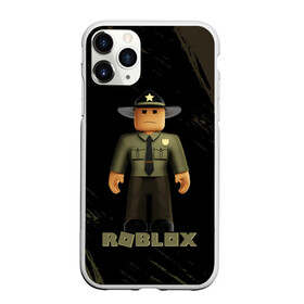 Чехол для iPhone 11 Pro матовый ШЕРИФ | РОБЛОКС (Z): в городе Новоалтайск, Силикон | | game | gamer | roblox | sheriff | simulator | игра | конструктор | коп | роблок | роблокс | симулятор | строительство | фигура | шериф