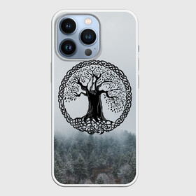 Чехол для iPhone 13 Pro с принтом Иггдрасиль | Yggdrasil (Z) в городе Новоалтайск,  |  | Тематика изображения на принте: runes | ygdrasil | yggdrasil | дерево жизни | древние знаки | древо жизни | знак рода | знаки | иггдрасиль | игдрасиль | иероглифы | руны | русь | символы | славяне | славянская символика | я русский