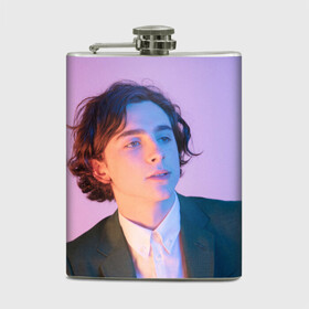 Фляга с принтом Timothee Chalamet в городе Новоалтайск, металлический корпус | емкость 0,22 л, размер 125 х 94 мм. Виниловая наклейка запечатывается полностью | timothee chalamet | тимоти шаламе | фото