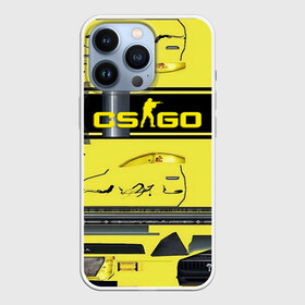 Чехол для iPhone 13 Pro с принтом CS GO YELLOW SKIN в городе Новоалтайск,  |  | awp | counter strike | cs go | skin cs | team cs | скины оружия