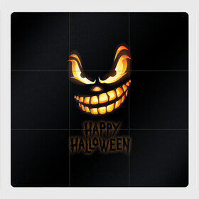 Магнитный плакат 3Х3 с принтом Happy Halloween в городе Новоалтайск, Полимерный материал с магнитным слоем | 9 деталей размером 9*9 см | Тематика изображения на принте: halloween | holiday | pumpkin | samayn | vampire | zombie | вампир | ведьма | вечеринка | день всех святых | зомби | карнавал | маскарад | мертвец | оборотень | привидение | самайн | светильник джека | страшный джек | труп