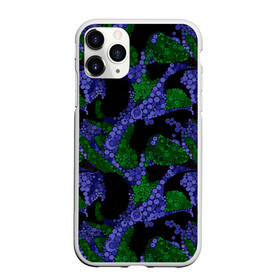 Чехол для iPhone 11 Pro Max матовый с принтом Абстрактный темный в горох в городе Новоалтайск, Силикон |  | Тематика изображения на принте: абстрактный | арт | в горох | детский | зеленый | модный | современный | фиолетовый