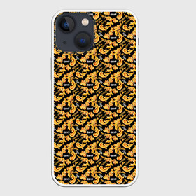Чехол для iPhone 13 mini с принтом Gold of Baroque. Queen. в городе Новоалтайск,  |  | Тематика изображения на принте: baroque | floral | gold | queen | style | барокко | золото | королева | стиль | цветы