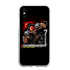Чехол для iPhone XS Max матовый с принтом Five Finger Death Punch | 5FDP в городе Новоалтайск, Силикон | Область печати: задняя сторона чехла, без боковых панелей | 5fdp | 5фдп | ffdp | five finger death punch | ivan lewis greening | ivan moody | айвен льюис грининг | метал группа | рок группа | файв фингер дед панч | ффдп