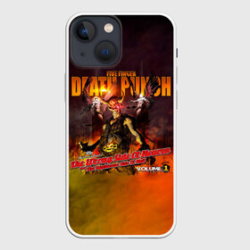 Чехол для iPhone 13 mini с принтом The Wrong Side of Heaven and the Righteous Side of Hell   5FDP в городе Новоалтайск,  |  | 5fdp | 5фдп | ffdp | five finger death punch | ivan lewis greening | ivan moody | айвен льюис грининг | метал группа | рок группа | файв фингер дед панч | ффдп