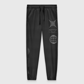 Женские брюки 3D с принтом Carbon StreetWear в городе Новоалтайск, полиэстер 100% | прямой крой, два кармана без застежек по бокам, с мягкой трикотажной резинкой на поясе и по низу штанин. В поясе для дополнительного комфорта — широкие завязки | carbon | casual | streetstyle | streetwear | абстракция | карбон | уличный стиль | фигуры