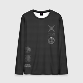 Мужской лонгслив 3D с принтом Carbon StreetWear в городе Новоалтайск, 100% полиэстер | длинные рукава, круглый вырез горловины, полуприлегающий силуэт | carbon | casual | streetstyle | streetwear | абстракция | карбон | уличный стиль | фигуры