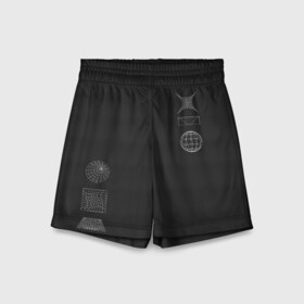 Детские спортивные шорты 3D с принтом Carbon StreetWear в городе Новоалтайск,  100% полиэстер
 | пояс оформлен широкой мягкой резинкой, ткань тянется
 | carbon | casual | streetstyle | streetwear | абстракция | карбон | уличный стиль | фигуры