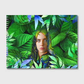 Альбом для рисования с принтом BILLIE EILISH | БИЛЛИ АЙЛИШ (Z) в городе Новоалтайск, 100% бумага
 | матовая бумага, плотность 200 мг. | Тематика изображения на принте: be | billie | billie eilish | blohsh | ghoul | айлиш | билли | билли айлиш | бэрд | пайрат | пайрат бэрд
