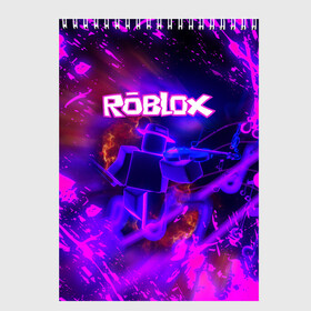 Скетчбук с принтом MUSIC ROBLOX | РОБЛОКС (Z) в городе Новоалтайск, 100% бумага
 | 48 листов, плотность листов — 100 г/м2, плотность картонной обложки — 250 г/м2. Листы скреплены сверху удобной пружинной спиралью | game | gamer | logo | roblox | simulator | игра | конструктор | лого | логотип | роблок | роблокс | симулятор | строительство | фигура