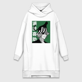 Платье-худи хлопок с принтом Учёный Урахара в городе Новоалтайск,  |  | bleach | kisuke urahara | блич | ичиго | киске урохара | кискэ урахара | кисуке | шинигами