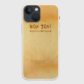 Чехол для iPhone 13 mini с принтом Burning Bridges   Bon Jovi в городе Новоалтайск,  |  | bon jovi | john | альбом | арена | бон | бон джови | глэм | группа | джови | джон | метал | музыка | надпись | песни | поп | попрок | рок | рокер | смайл | солист | софт | стена | хард | хеви | хевиметал