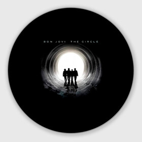 Коврик для мышки круглый с принтом Bon Jovi The Circle в городе Новоалтайск, резина и полиэстер | круглая форма, изображение наносится на всю лицевую часть | bon jovi | john | альбом | арена | бон | бон джови | глэм | группа | джови | джон | метал | музыка | надпись | песни | поп | попрок | рок | рокер | смайл | солист | софт | стена | хард | хеви | хевиметал
