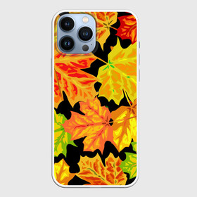 Чехол для iPhone 13 Pro Max с принтом LEAF FALL   AUTUMN в городе Новоалтайск,  |  | autumn | fall | акварель | листопад | опавшие листья | цвеные листья | цвет