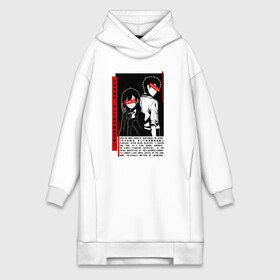 Платье-худи хлопок с принтом Higehiro. Sayu and Yoshida в городе Новоалтайск,  |  | anime | gotou | hige wo soru | higehiro | ogiwara | sayu | yoshida | аниме | ёсида | огивара | привёл домой старшеклассницу | приютил школьницу | саю | школьница | я побрился