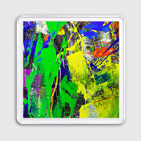 Магнит 55*55 с принтом Брызги красок | Grunge Paints в городе Новоалтайск, Пластик | Размер: 65*65 мм; Размер печати: 55*55 мм | Тематика изображения на принте: abstract | color | dye | grunge | grunge paints | paint | paints | splashes of paint | texture | абстракция | брызги | брызги красок | гранж | колорит | краски | текстура