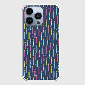 Чехол для iPhone 13 Pro с принтом Свечи в городе Новоалтайск,  |  | Тематика изображения на принте: birthday | happy birthday | holiday | день рождения | именины | подарки | праздник | свечи | торт | юбилей