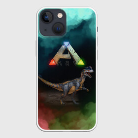 Чехол для iPhone 13 mini с принтом Ark Survival | Арк Сурвивал (Z) в городе Новоалтайск,  |  | ark | ark survival evolved | dino | fittest | game | survival | survival of the fittest | unreal engine | арк сурвивал | выживание | динозавр | игры | симулятором выживания | сюрвивал | тродон | ютараптор