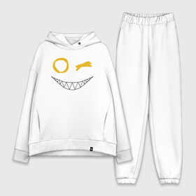 Женский костюм хлопок Oversize с принтом Emoji winking в городе Новоалтайск,  |  | emoji | smile | глаза крестики | злой смайл | злой смайлик | зубы | контраст | крестики | подарок | пятна | смайл | смайлик | улыбка | эмоджи | эмоция