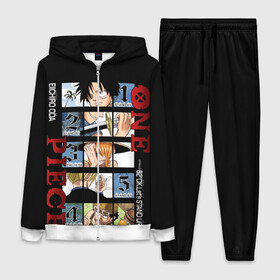 Женский костюм 3D с принтом Пятерка из Ван Пис в городе Новоалтайск,  |  | anime | luffy | one piece | sanji | usop | usopp | zoro | аниме | большой куш | ван пис | вон пис | зоро | луфи | луффи | нанами | пират | пираты | ророна | санджи | санжи | усоп | усопп
