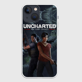 Чехол для iPhone 13 mini с принтом Uncharted The Lost Legacy в городе Новоалтайск,  |  | a thiefs end | chloe frazer | elena fisher | games | nathan nate drake | naughty dog | playstation 5 | ps 5 | the lost legacy | uncharted | victor sully sullivan | виктор салли салливан | елена фишер | игры | неизведанное | нейтан нейт дрейк | хлоя фрейзе