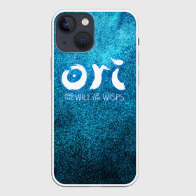 Чехол для iPhone 13 mini с принтом Ori Logo | Ори Лого в городе Новоалтайск,  |  | logo | moon studios | ori and the will of the wisps | блуждающий огонь | дух ори | ку | лого | логотип | ори и блуждающие огоньки | сеир