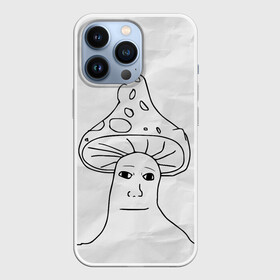 Чехол для iPhone 13 Pro с принтом Шрумджек | Shroomjak | Мем в городе Новоалтайск,  |  | kys | meme | shroomjak | вояка | гриб | мем | человек гриб | шрум джек | шрумджек