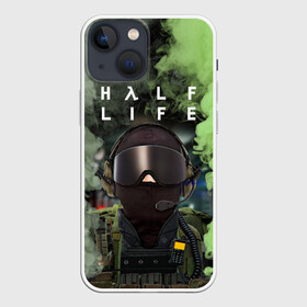 Чехол для iPhone 13 mini с принтом Opposing Force | Half Life (+спина) в городе Новоалтайск,  |  | aperture laboratories | black mesa | half life | logo | opposing force | valve | блэк меса | вэлв | лого | логотип | халф лайф