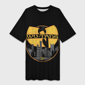 Платье-футболка 3D с принтом WU TANG CLAN в городе Новоалтайск,  |  | black | clan | gangsta | hip hop | logo | music | new york | rap | retro | usa | wu tang | ву танг | гангстер | группа | клан | музыка | нью йорк | ретро | рэп | хип хоп