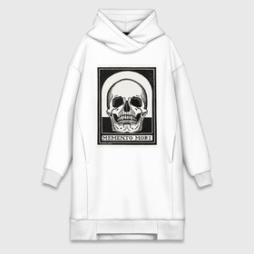 Платье-худи хлопок с принтом Memento mori (помни о смерти) в городе Новоалтайск,  |  | memento mori | mori | древний латинский | латынь | мементо | мементо мори. memento | мори | надписи | помни | прикольные надписи | прикольные принты | принт | принт с черепом | череп