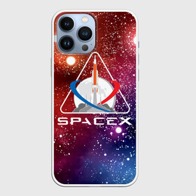 Чехол для iPhone 13 Pro Max с принтом Space X в городе Новоалтайск,  |  | american | company | emblem | logo | manufacturer | space | space technology | space x | stars | universe | американская | вселенная | звезды | илон маск | компания | космическая техника | космос | логотип | производитель | 