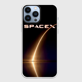Чехол для iPhone 13 Pro Max с принтом Space X в городе Новоалтайск,  |  | american | company | manufacturer | night | space technology | space x | spacecraft take off | американская | илон маск | компания | космическая техника | ночь | отражение в водже | производитель | траектория полета
