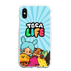 Чехол для iPhone XS Max матовый с принтом Toca boca life в городе Новоалтайск, Силикон | Область печати: задняя сторона чехла, без боковых панелей | digital toys | gamer | games | helicopter taxi | pets | toca boca | toca hair salon | toca kitchen | toca life | toca life city | toca life worl | toca tea party | video games | игры