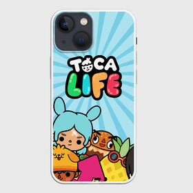Чехол для iPhone 13 mini с принтом Toca boca life в городе Новоалтайск,  |  | digital toys | gamer | games | helicopter taxi | pets | toca boca | toca hair salon | toca kitchen | toca life | toca life city | toca life worl | toca tea party | video games | игры