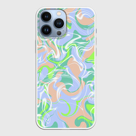Чехол для iPhone 13 Pro Max с принтом Разноцветные разводы красок в городе Новоалтайск,  |  | абстракция | зелёный | пар | пятна | разводы | розовый | сиреневый | фиолетовый | цвета | цветные пятна | цветные разводы