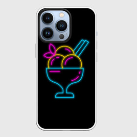 Чехол для iPhone 13 Pro с принтом Неоновый коктейль в городе Новоалтайск,  |  | cocktail | milkshake | коктейль | коктель | напиток | неон
