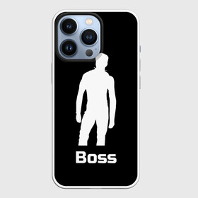 Чехол для iPhone 13 Pro с принтом Boss of the gym on black в городе Новоалтайск,  |  | boss | boss of the gym | darkholme | gachi | gachimuchi | gym | jabroni | van | босс | вэн | гачи | качалка