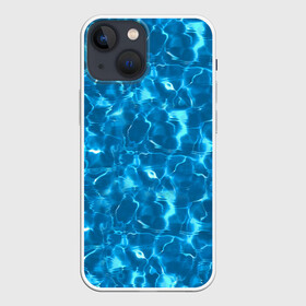 Чехол для iPhone 13 mini с принтом Текстура Воды (Море) в городе Новоалтайск,  |  | blue | ocean | pool | sea | бассейн | вода | волны | лето | море | океан | текстура | узоры