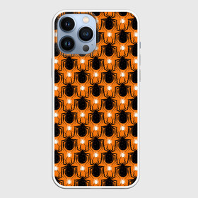 Чехол для iPhone 13 Pro Max с принтом Пауки в городе Новоалтайск,  |  | Тематика изображения на принте: halloween | holiday | pumpkin | samayn | vampire | zombie | вампир | ведьма | вечеринка | день всех святых | зомби | карнавал | маскарад | мертвец | оборотень | привидение | самайн | светильник джека | страшный джек | труп