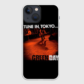 Чехол для iPhone 13 mini с принтом Tune In, Tokyo... Green Day в городе Новоалтайск,  |  | american idiot | green day | альтернативный | билли джо армстронг | греен дай | грин дей | гриндей | группа | зелёный день | майк дёрнт | музыка | панк | поп | поппанк | рок | тре кул
